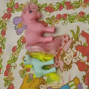 Vintage My Little Pony Cotton Candy and Morning Glory Bundle